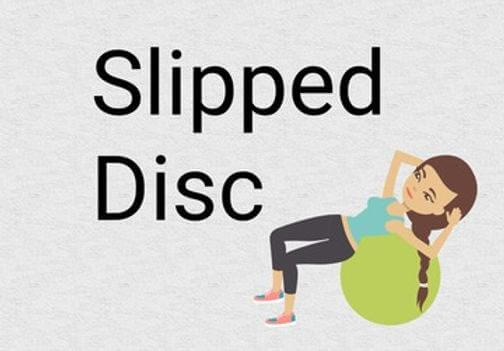 Treat slipped disc with Yoga